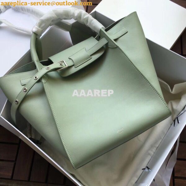 Replica Celine Big Bag With Long Strap In Smooth Calfskin Mint 183313 3