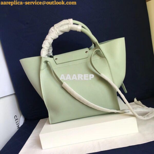 Replica Celine Big Bag With Long Strap In Smooth Calfskin Mint 183313 9