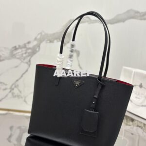 Replica Prada Saffiano Shopper Tote Bag with Detachable Pouch 1BG343 2