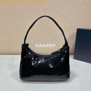 Replica Prada 1NE515 Re-Edition 2000 Re-Nylon mini-bag Black 2