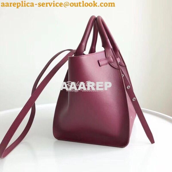 Replica Celine Big Bag With Long Strap In Smooth Calfskin Wine 183313 5