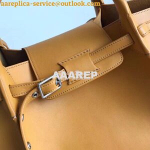 Replica Celine Big Bag With Long Strap In Smooth Calfskin Yellow 18331 2