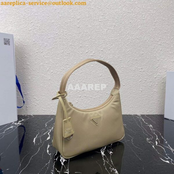 Replica Prada 1NE515 Re-Nylon Re-Edition 2000 mini-bag Apricot 3