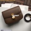 Replica Celine Classic Box Bag in Calfskin with Cork Effect Brown