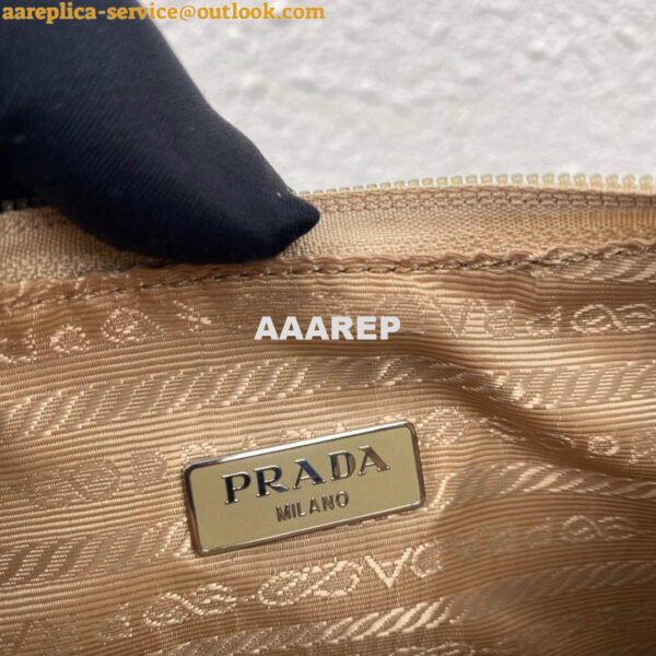 Replica Prada 1NE515 Re-Nylon Re-Edition 2000 mini-bag Apricot 10