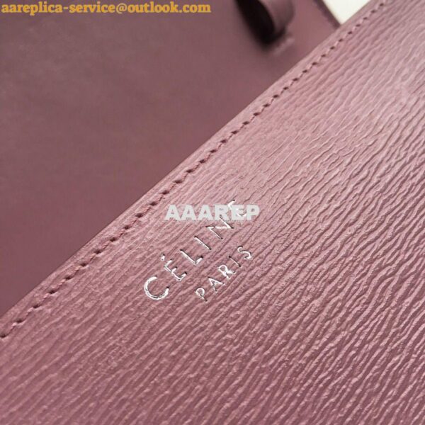 Replica Celine Classic Box Bag in Calfskin with Cork Effect Dusty Pink 9