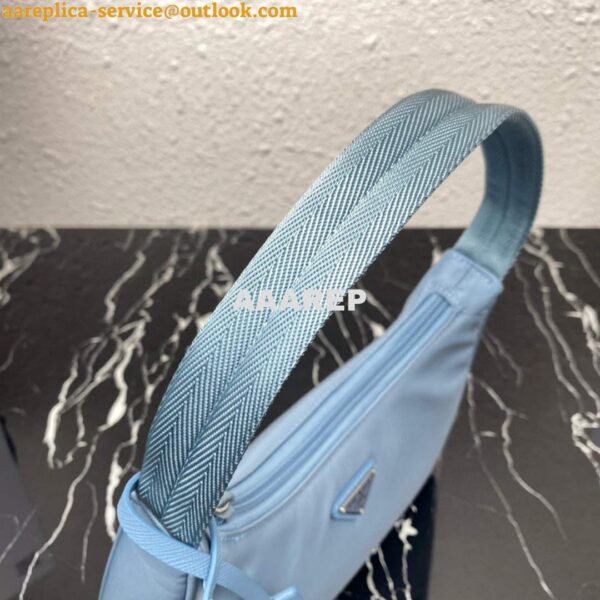 Replica Prada 1NE515 Re-Nylon Re-Edition 2000 mini-bag Blue 7