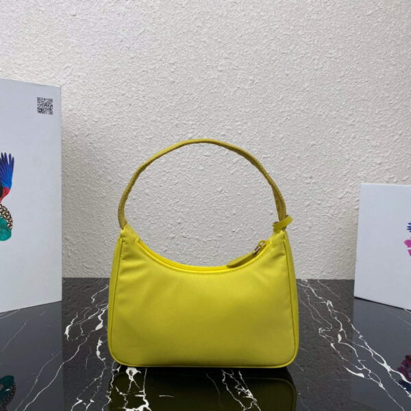 Replica Prada 1NE515 Re-Nylon Re-Edition 2000 mini-bag Lemon Yellow 3