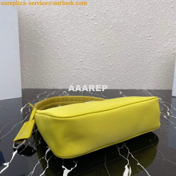 Replica Prada 1NE515 Re-Nylon Re-Edition 2000 mini-bag Lemon Yellow 5