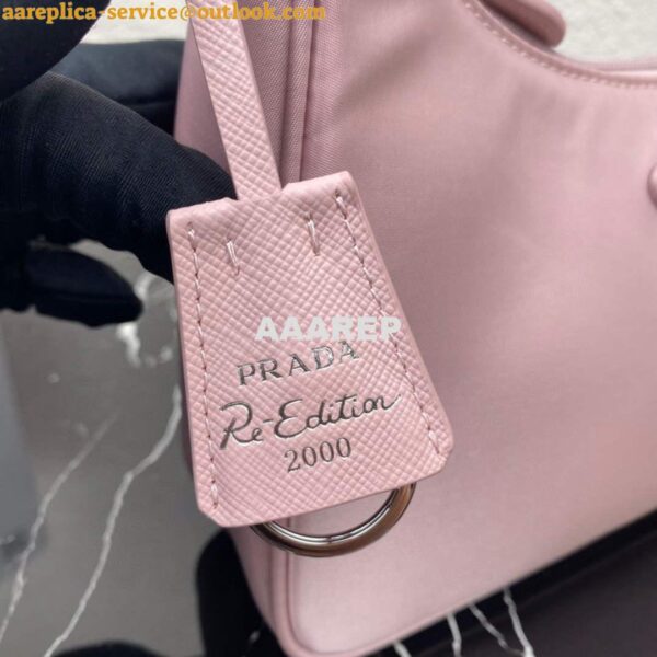 Replica Prada 1NE515 Re-Nylon Re-Edition 2000 mini-bag Light Pink 6