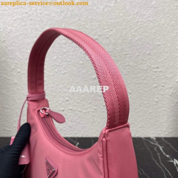 Replica Prada 1NE515 Re-Nylon Re-Edition 2000 mini-bag Pink 6