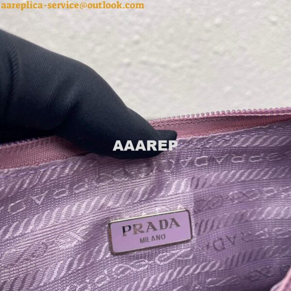 Replica Prada 1NE515 Re-Nylon Re-Edition 2000 mini-bag Purple 10