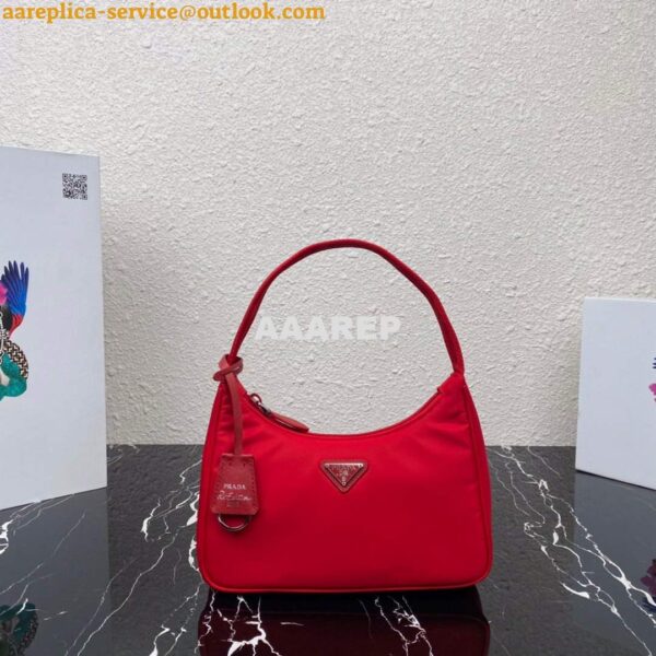 Replica Prada 1NE515 Re-Nylon Re-Edition 2000 mini-bag Red 9