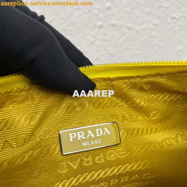 Replica Prada 1NE515 Re-Nylon Re-Edition 2000 mini-bag Yellow 10