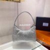 Replica Prada 1NE515 Satin mini-bag with artificial crystals Blue