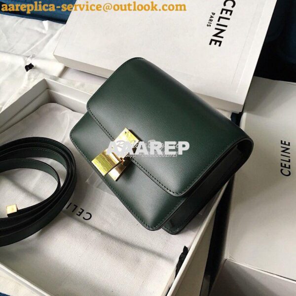 Replica Celine Classic Box Bag in Smooth Calfskin Amazone 11