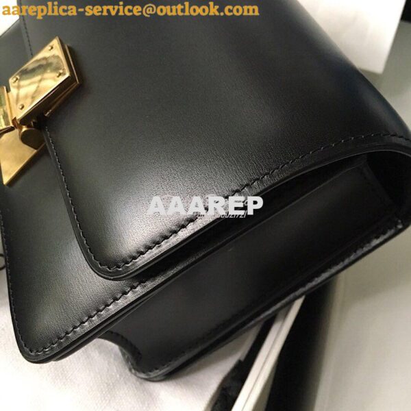 Replica Celine Classic Box Bag in Smooth Calfskin Black 12