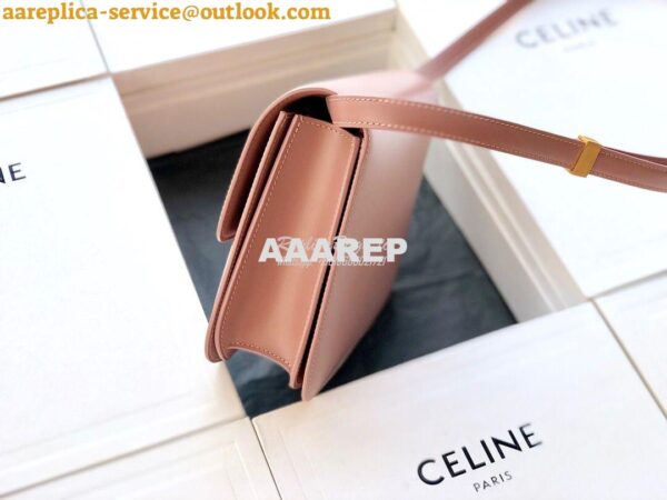 Replica Celine Classic Box Bag in Smooth Calfskin Blush 7