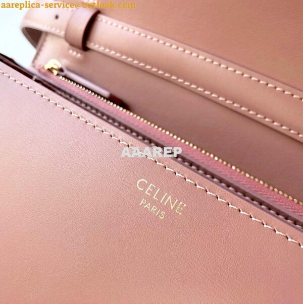 Replica Celine Classic Box Bag in Smooth Calfskin Blush 12