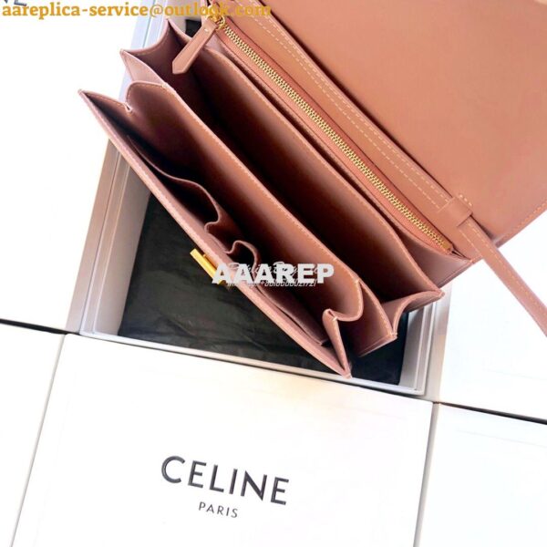 Replica Celine Classic Box Bag in Smooth Calfskin Blush 13