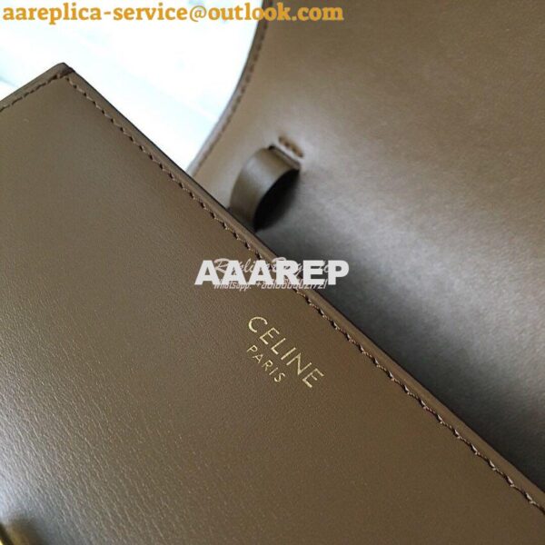 Replica Celine Classic Box Bag in Smooth Calfskin Camel 14