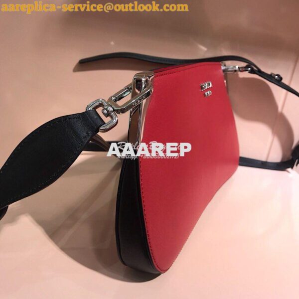 Replica Prada Sidonie Leather Shoulder Bag Red 5