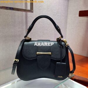 Replica Prada Sidonie Medium Bag 1BN005 Black