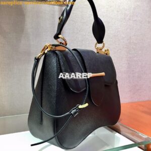 Replica Prada Sidonie Medium Bag 1BN005 Black 2