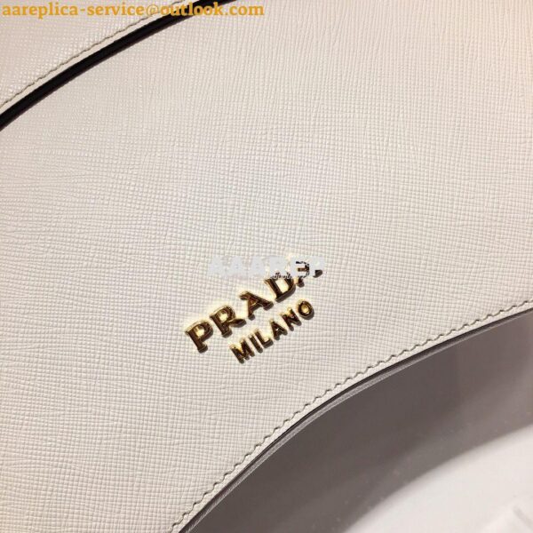 Replica Prada Sidonie Medium Bag 1BN005 White 8