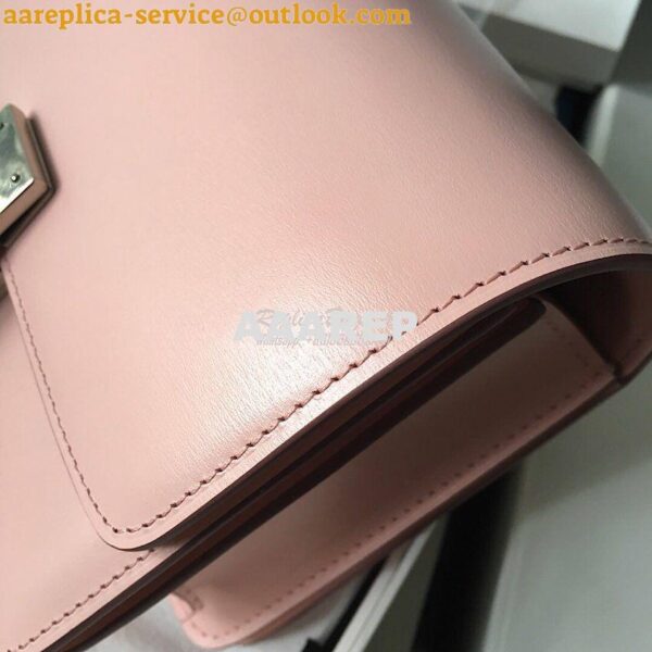 Replica Celine Classic Box Bag in Smooth Calfskin Light Pink 5