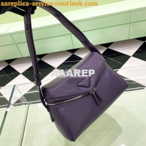 Replica Prada Signaux Bag Padded Nappa Leather 1BC165 Violet