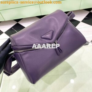 Replica Prada Signaux Bag Padded Nappa Leather 1BC165 Violet 2