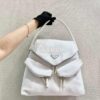 Replica Prada Small Leather Bag 1BA368 Alabaster Pink 2