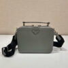 Replica Prada 2VH069 Brique Saffiano leather bag Green 2