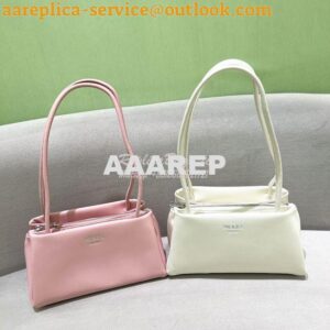 Replica Prada Small Leather Bag 1BA368 Alabaster Pink