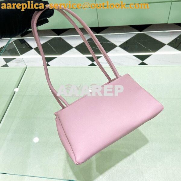 Replica Prada Small Leather Bag 1BA368 Alabaster Pink 8