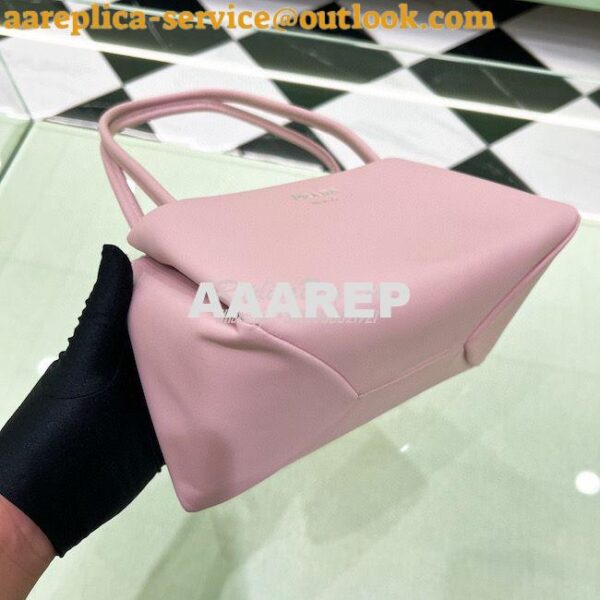 Replica Prada Small Leather Bag 1BA368 Alabaster Pink 9