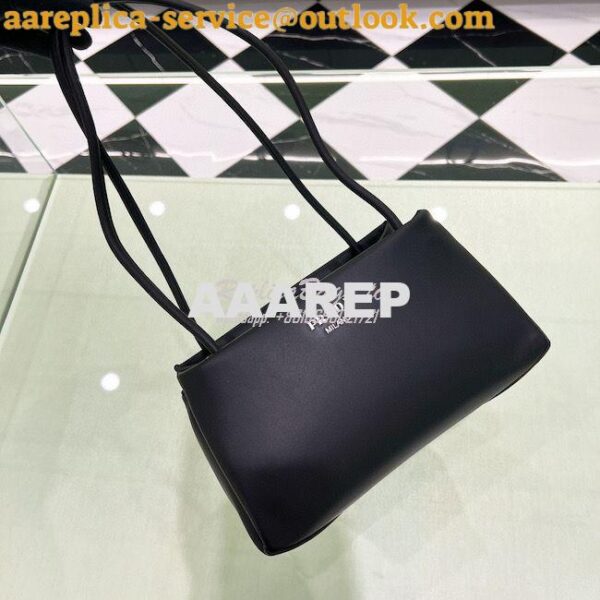 Replica Prada Small Leather Bag 1BA368 Black 5