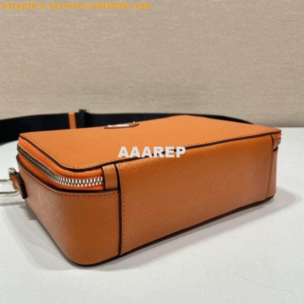 Replica Prada 2VH069 Brique Saffiano leather bag Orange 7