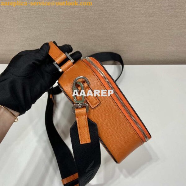 Replica Prada 2VH069 Brique Saffiano leather bag Orange 8