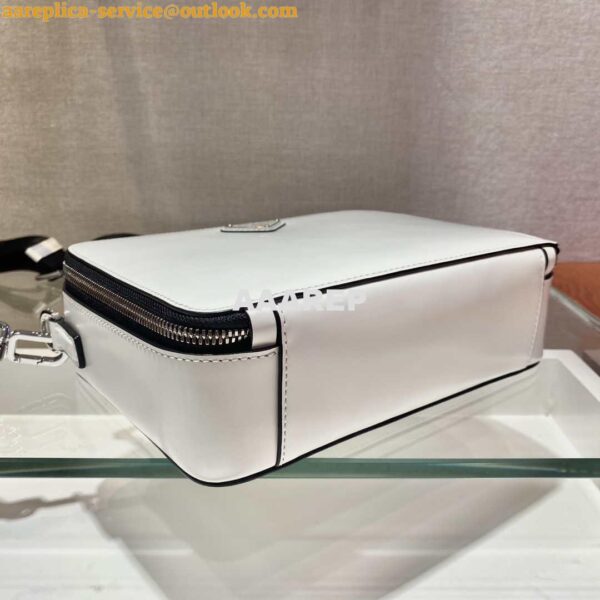 Replica Prada 2VH069 Brique Saffiano Smooth leather bag White 5