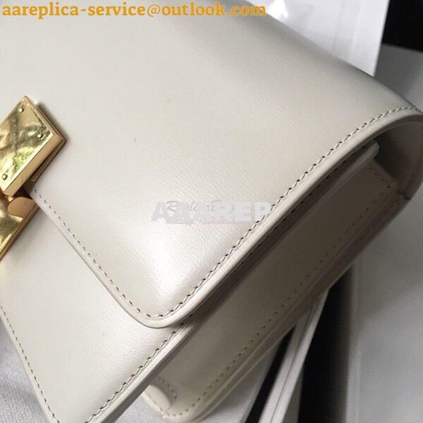 Replica Celine Classic Box Bag in Smooth Calfskin White 6