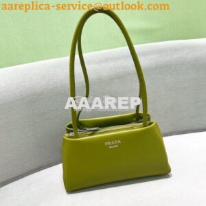 Replica Prada Small Leather Bag 1BA368 Green