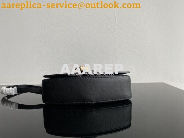 Replica Celine Clutch On Strap In Smooth Calfskin 10I593 Black 13