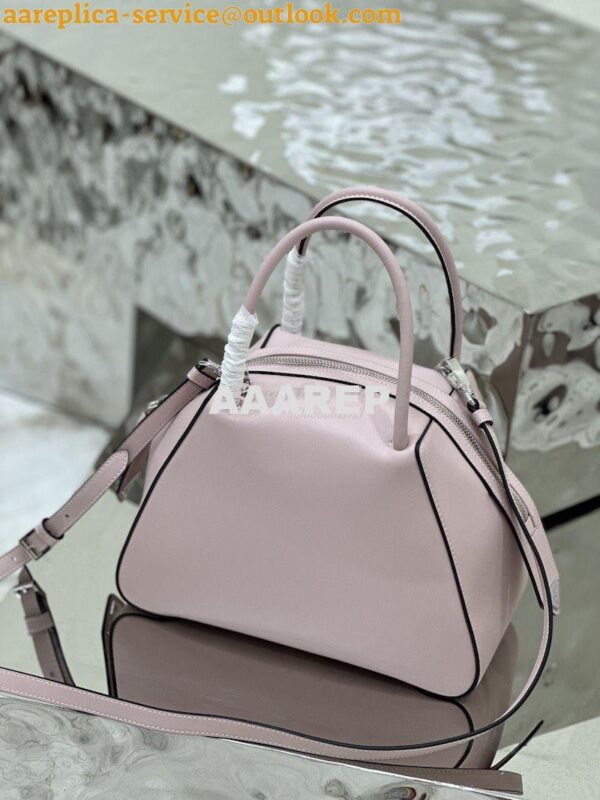 Replica Prada Small Leather Supernova Handbag 1BA366 Alabaster Pink 16