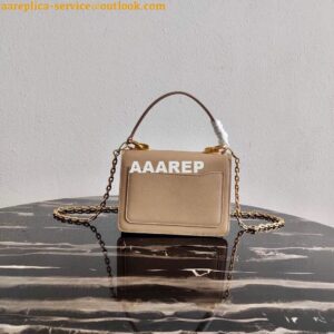 Replica Prada Saffiano Leather Symbole Bag 1BN021 Apricot