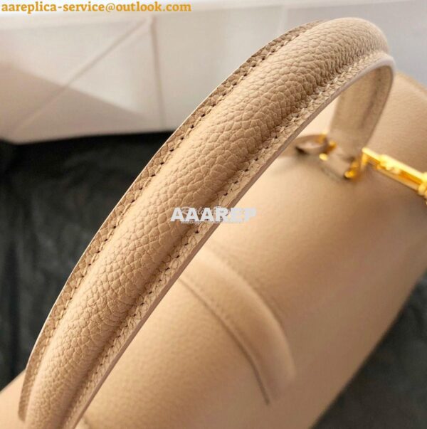 Replica Celine 16 Bag In Grained Calfskin 187373 2 Sizes Beige 9