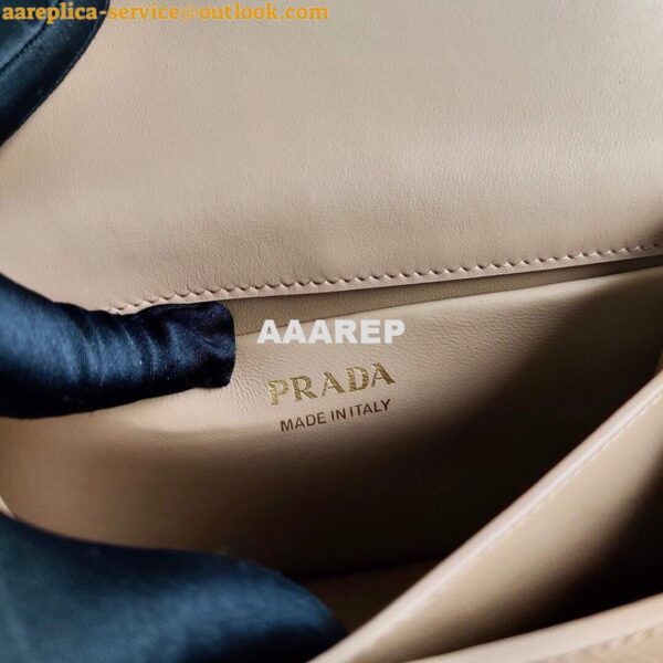 Replica Prada Saffiano Leather Symbole Bag 1BN021 Apricot 8