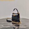 Replica Prada Saffiano Leather Symbole Bag 1BN021 Dark Green 2