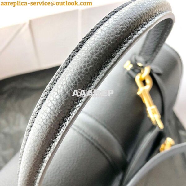 Replica Celine 16 Bag In Grained Calfskin 187373 2 Sizes Black 17